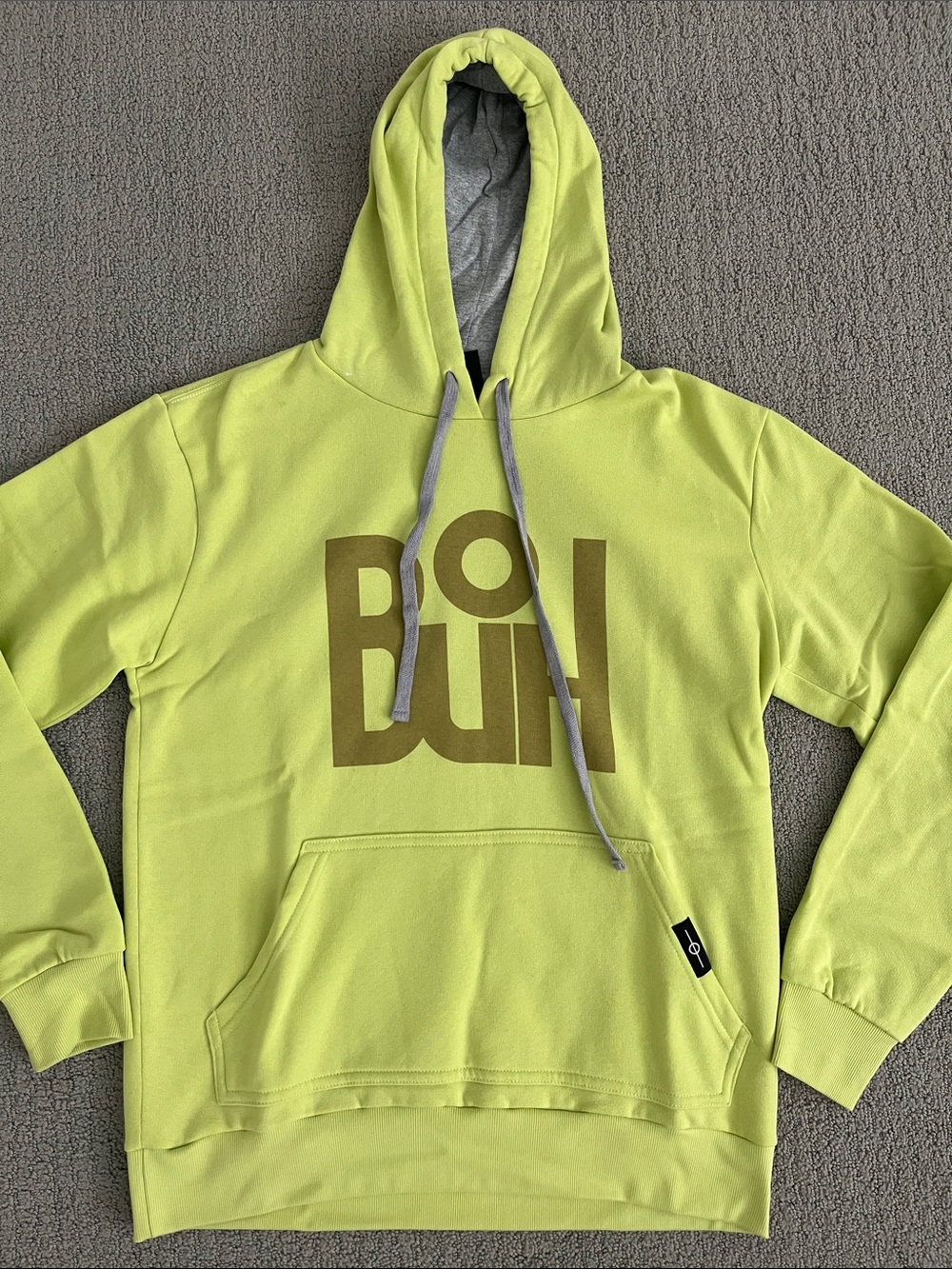 Men’s Buh Medium Neon Green Hoodie Made in Brazil